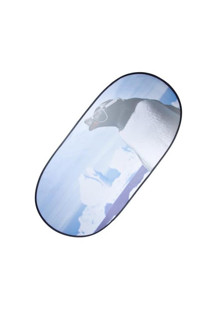 Daiso Rear Window Sunshade | Blue | Car Sun Protection Shade for UV & Heat Reduction - Image 3